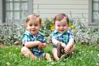 Liam + Carter's 1st  Year Portraits